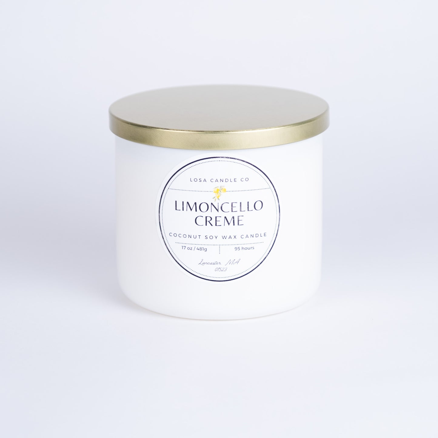 Limoncello Creme 3 Wick 17oz Candle