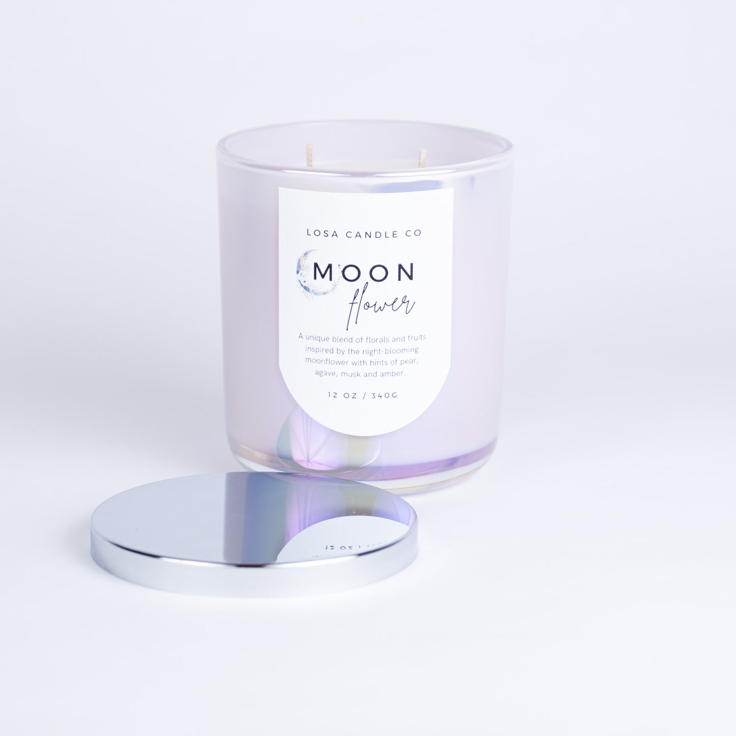 Moonflower Scented 12oz Double Wick Candle
