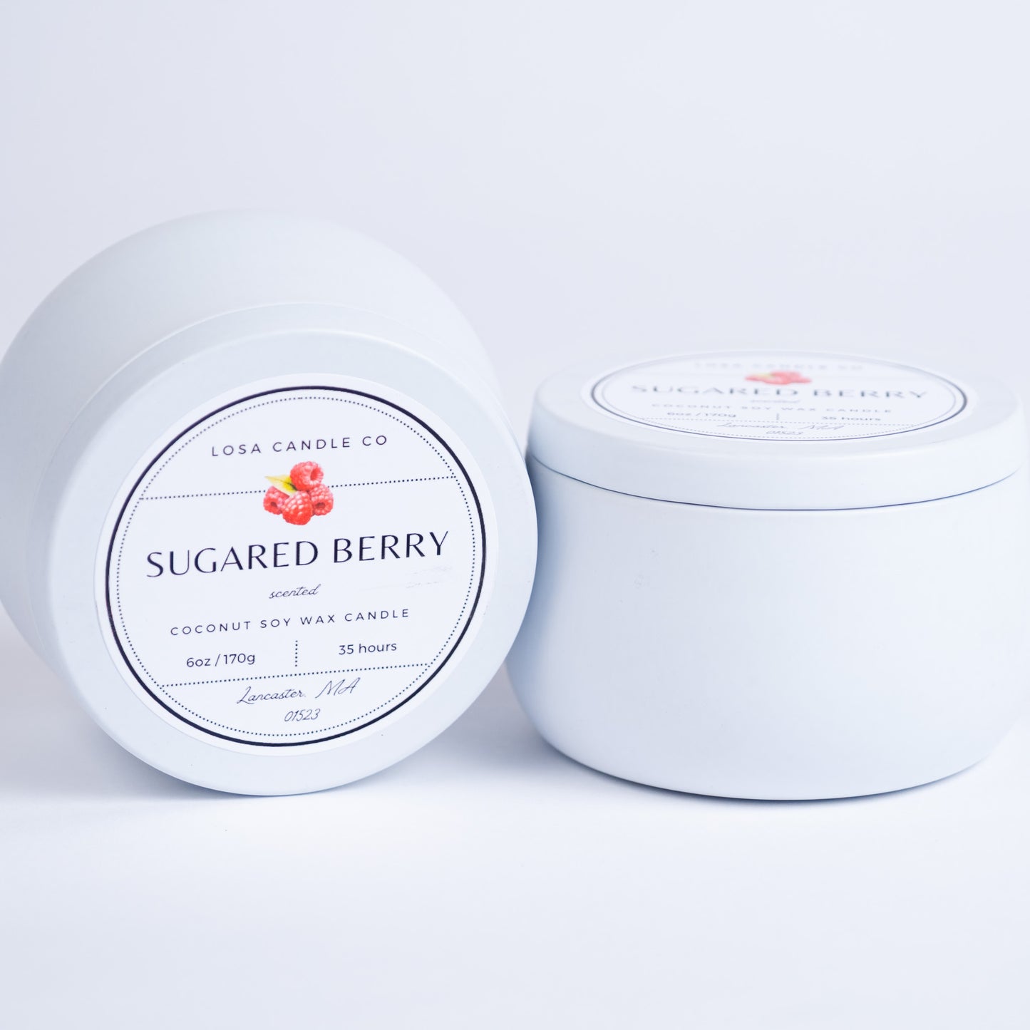 Sugared Berry 6oz Candle Tin