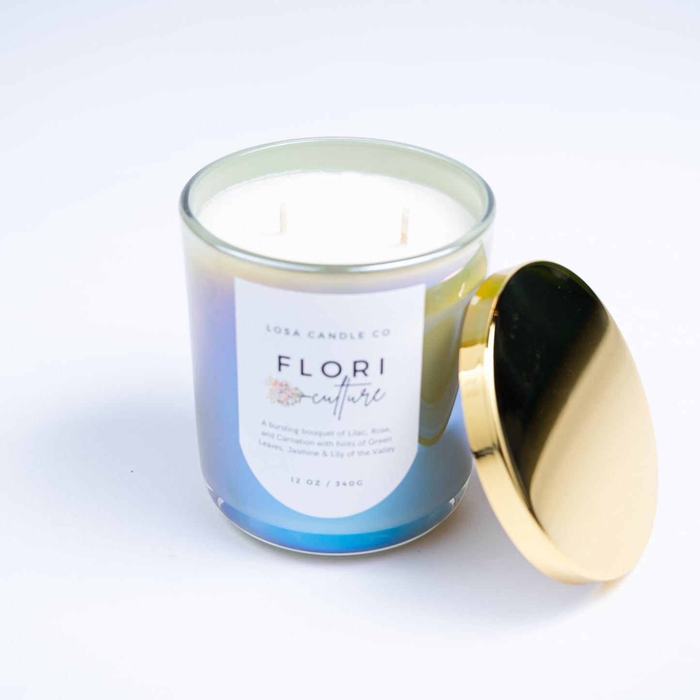 Floriculture 12oz Double Wick Candle