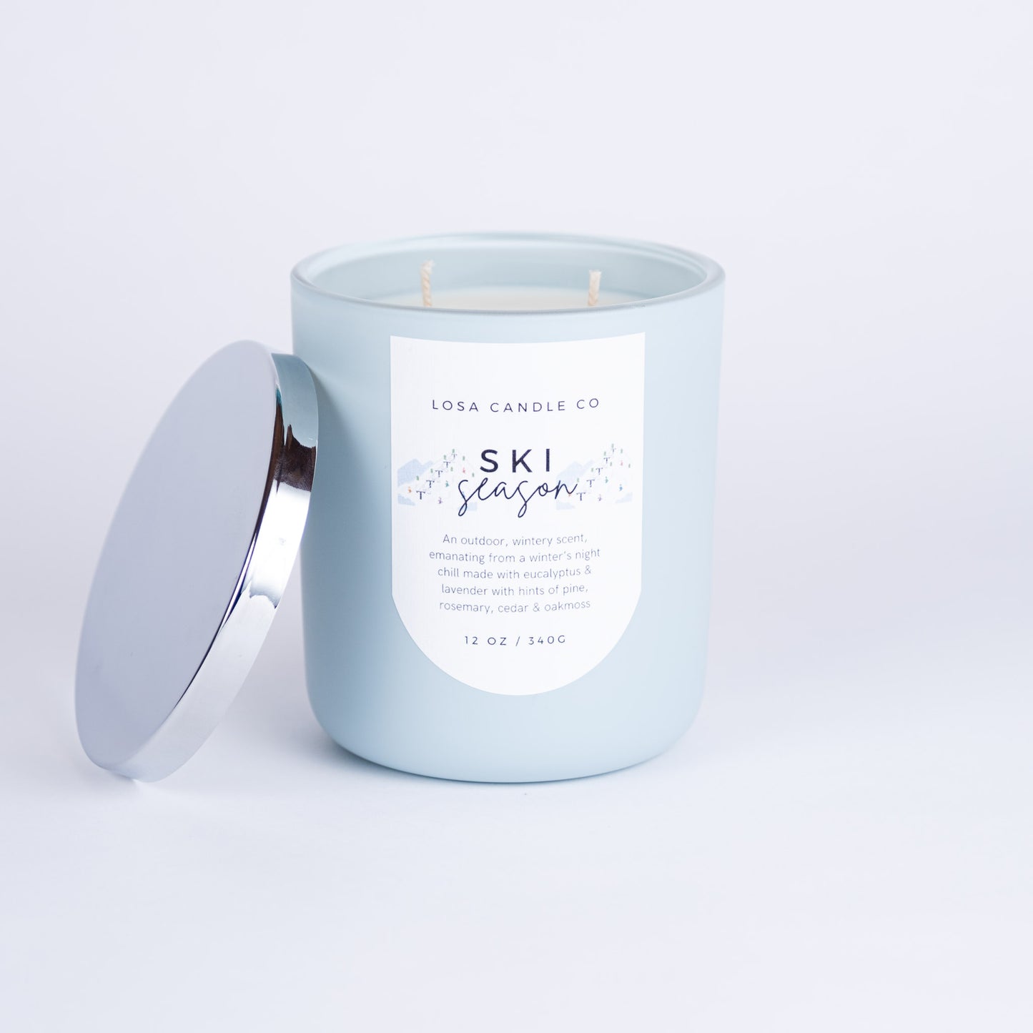 Ski Season 12oz Double Wick Candle