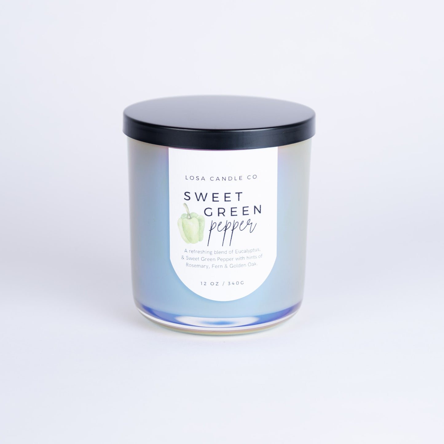 Sweet Green Pepper Scented 12oz Double Wick Candle