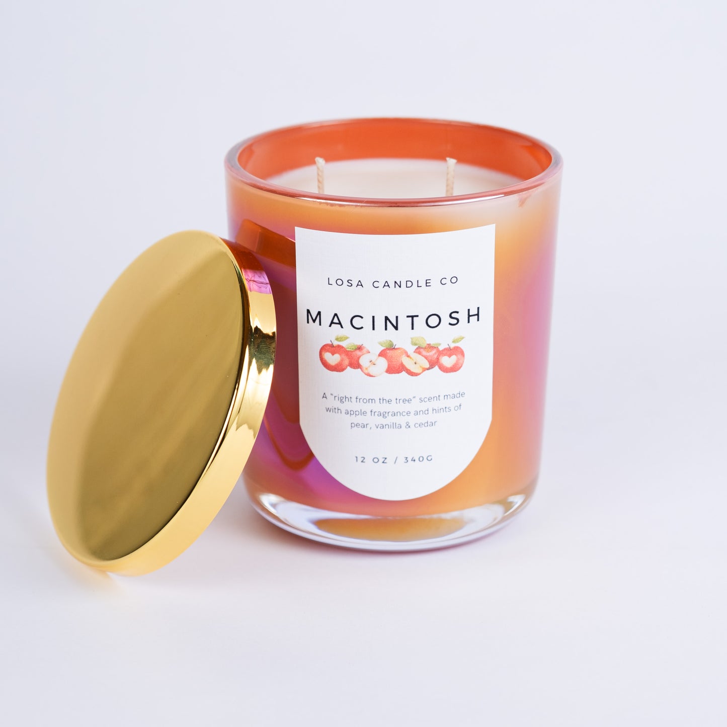 Macintosh Scented 12oz Double Wick Candle