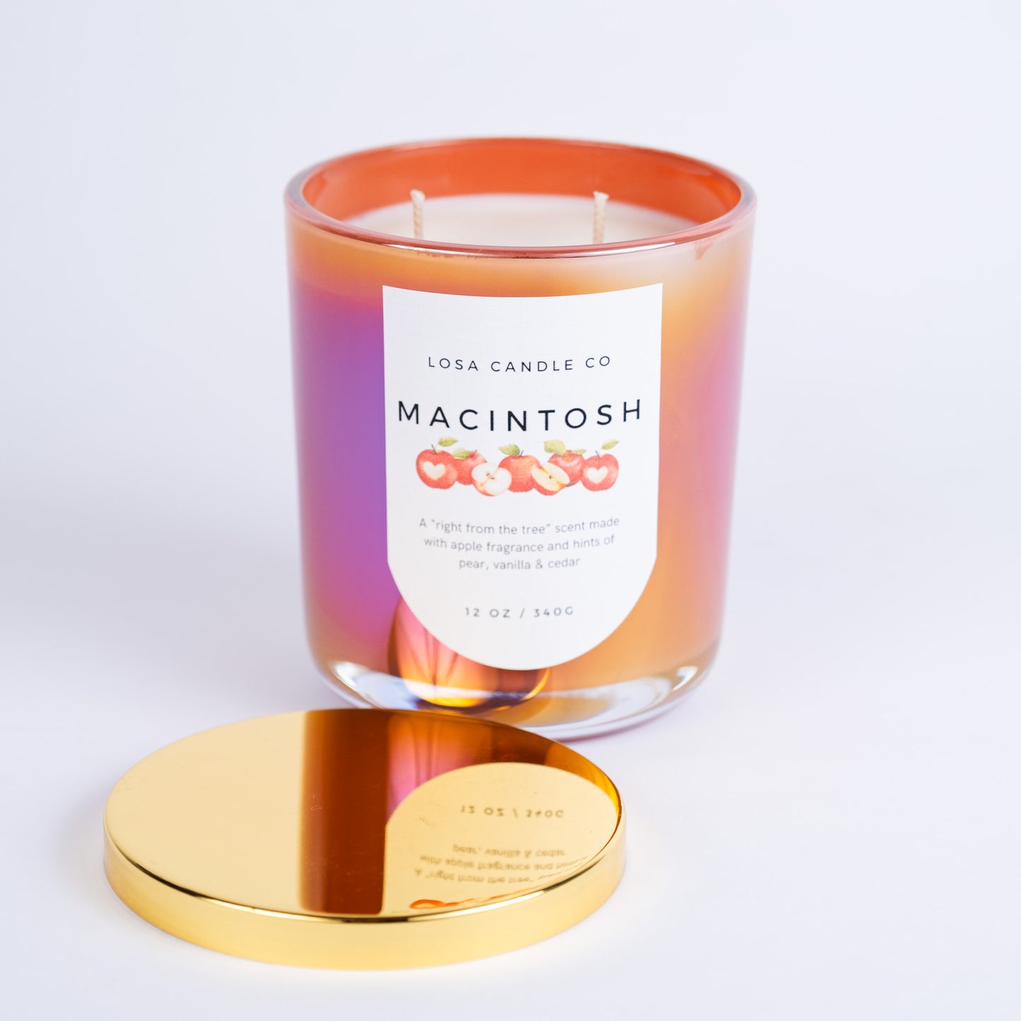 Macintosh Scented 12oz Double Wick Candle