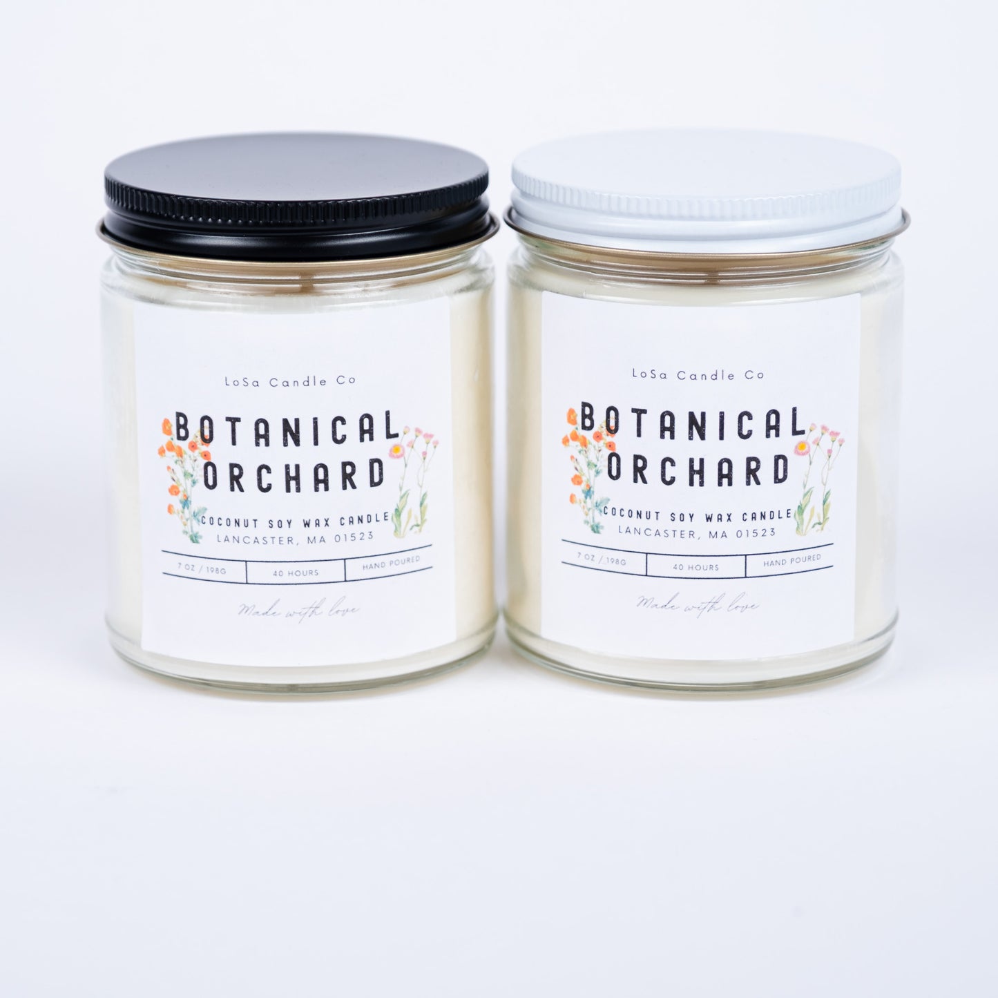 Botanical Orchard 7oz Clear Jar Candle