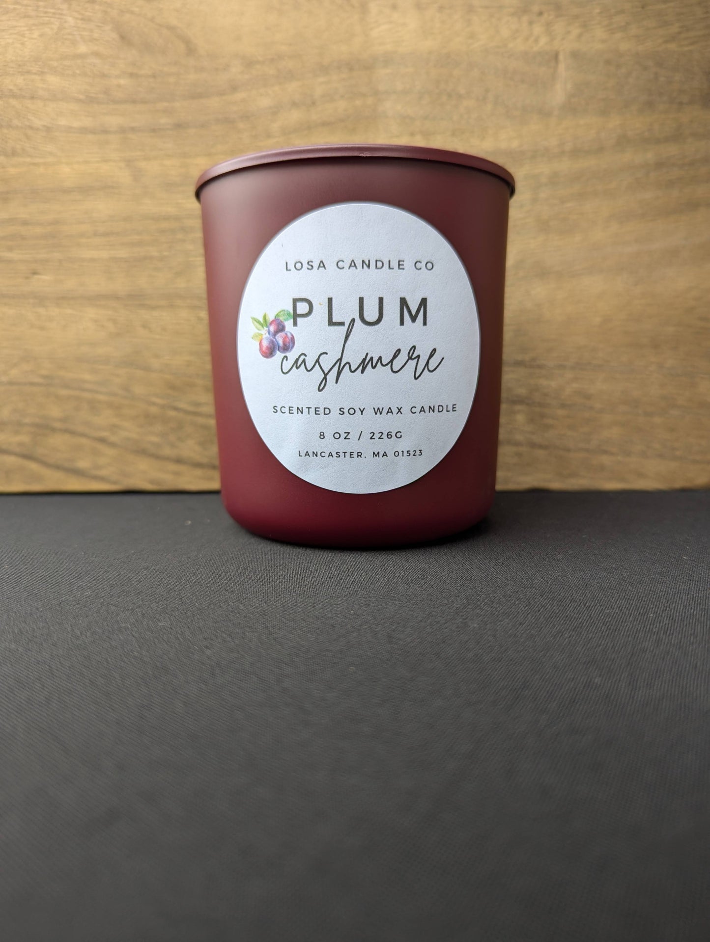 Plum Cashmere 8oz Candle
