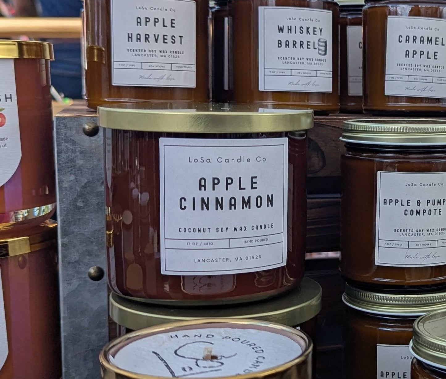 Apple & Pumpkin Compote 17oz Amber Jar Candle