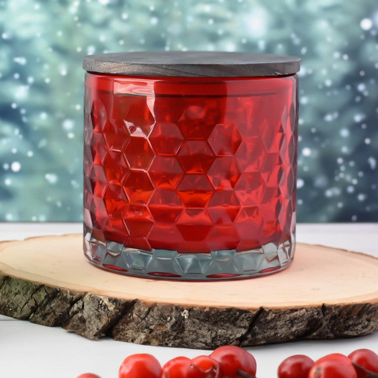 Cranberry Christmas 3 Wick 17oz Candle