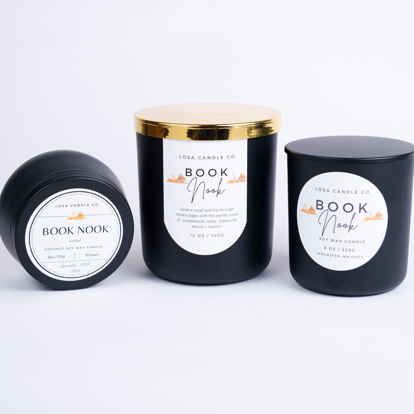 Book Nook 8oz Candle