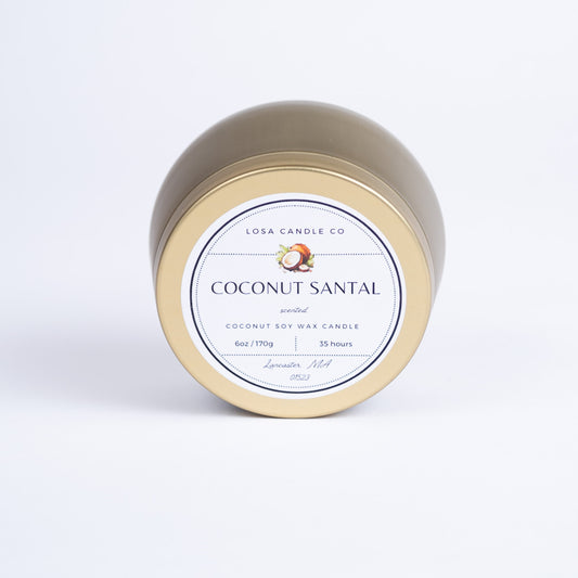 Coconut Santal 6oz Candle