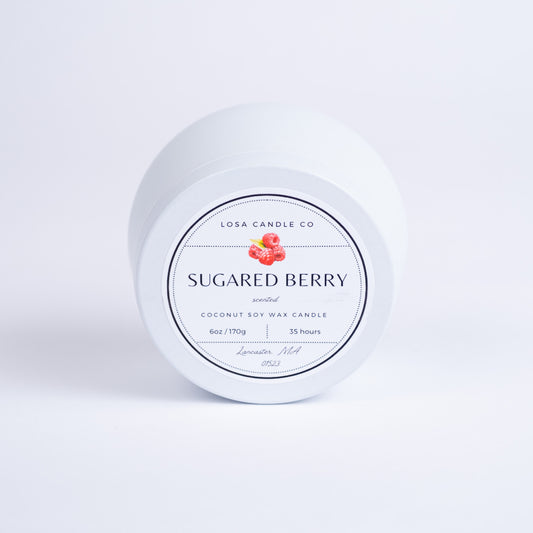Sugared Berry 6oz Candle Tin