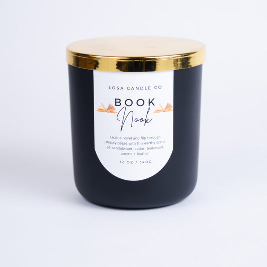 Book Nook Scented 12oz Double Wick Candle