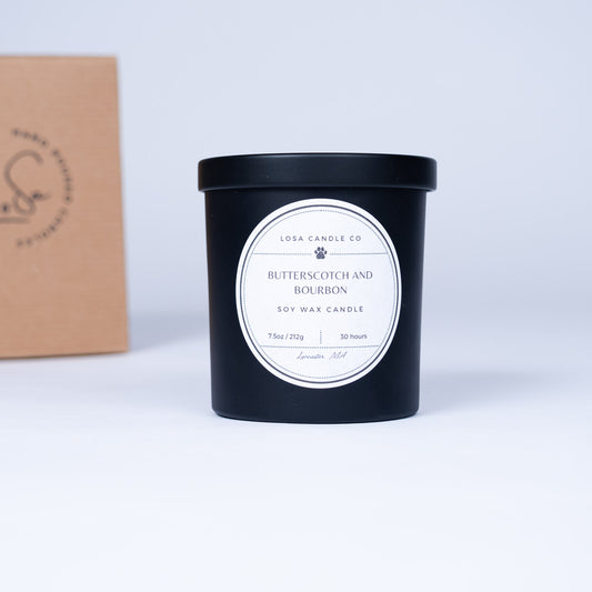 Leathered Oak & Brandy 7.5oz Candle