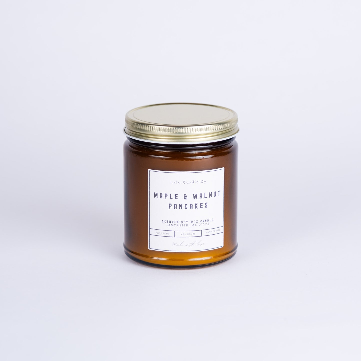 Maple & Walnut Pancakes 7oz Amber Jar Candle