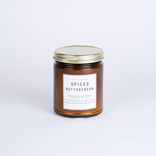 Spiced Buttercream 7oz Amber Jar Candle