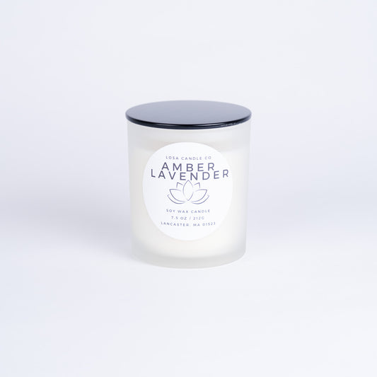Amber Lavender 7.5oz Candle
