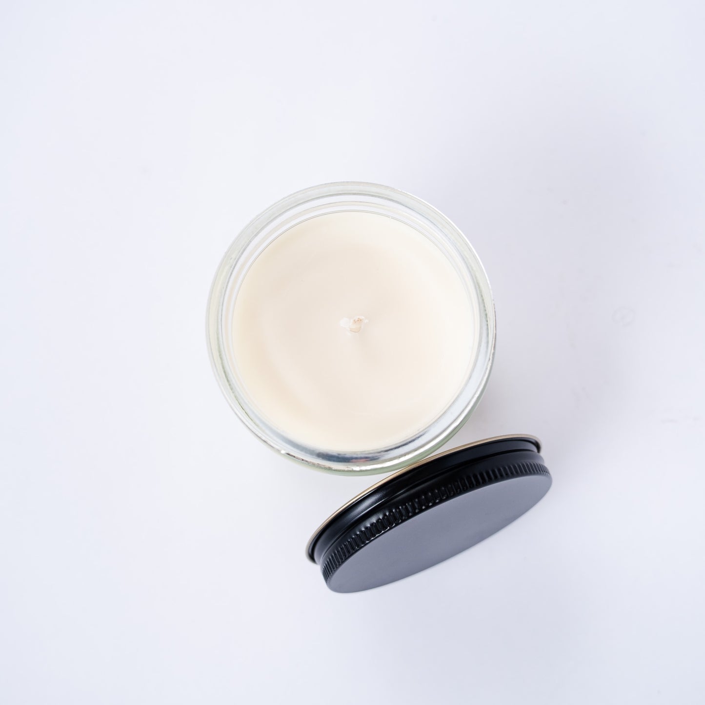 Lavender Driftwood 7oz Clear Jar Candle