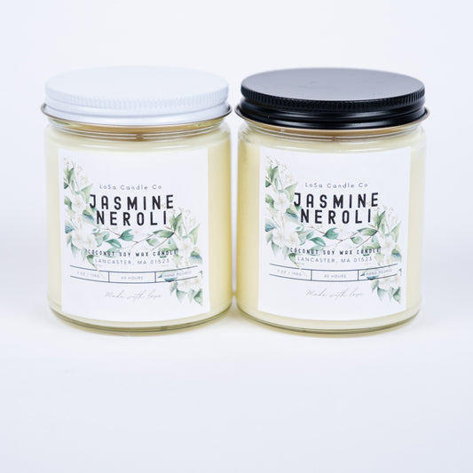 Jasmine & Neroli 7oz Clear Jar Candle