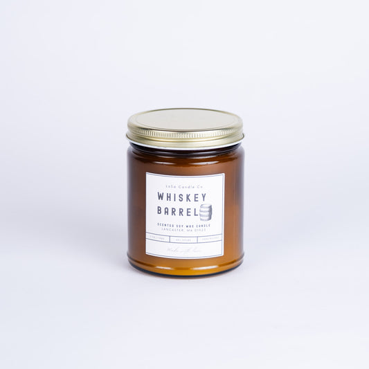 Whiskey 7oz Amber Jar Candle
