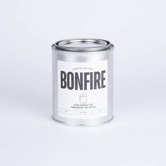 Bonfire Paint Can Pint 12oz Candle
