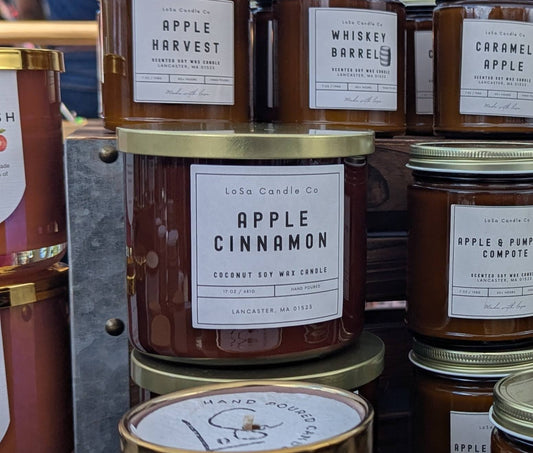 Apple & Pumpkin Compote 17oz Amber Jar Candle