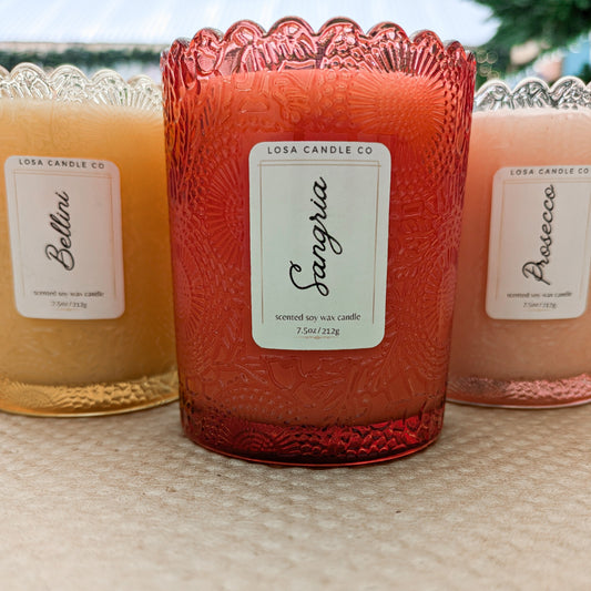 Scallop Edge Candle